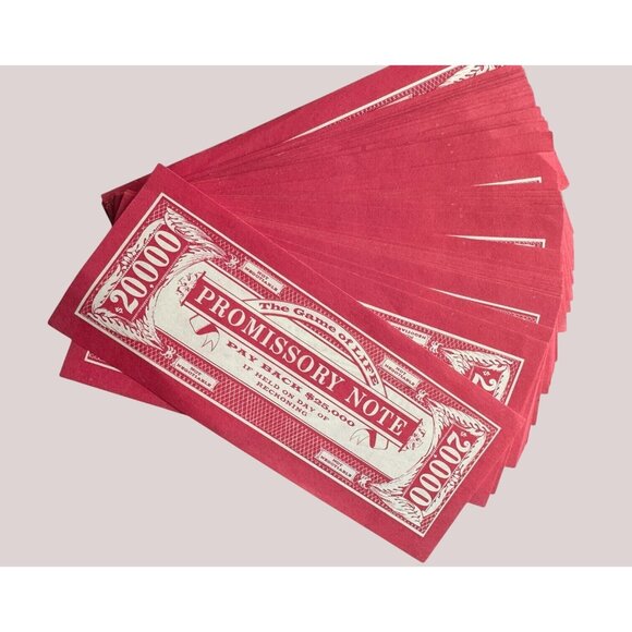 The Game of Life replacement $20k Promissory Note Vintage - Picture 1 of 1